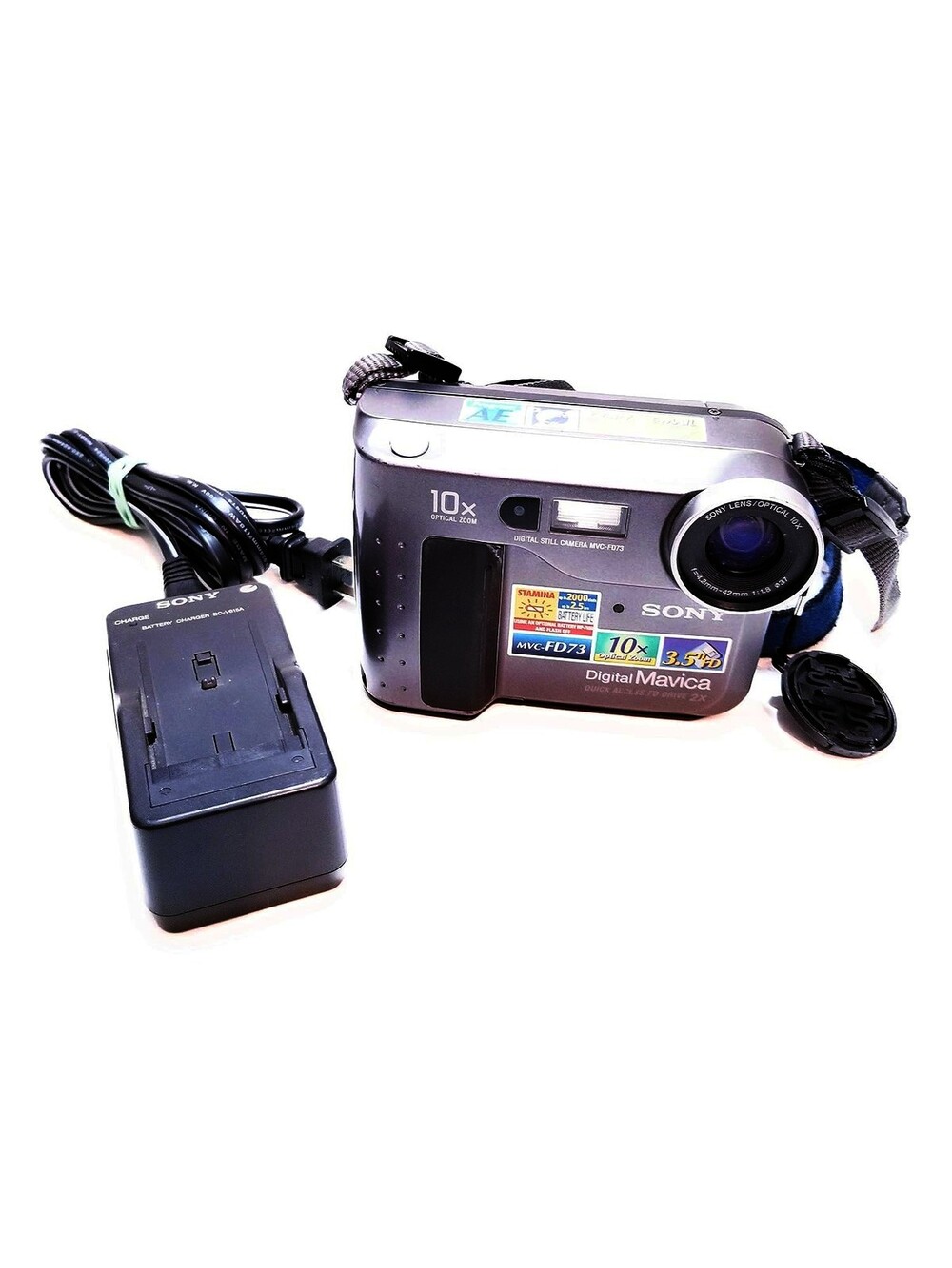 Sony MVC-FD73 0.3MP Mavica Digital Camera w/ 10x Optical Zoom